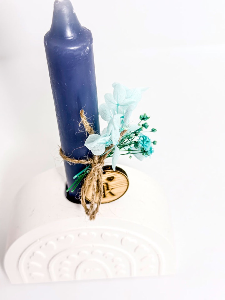 Kerzenhalter Regenbogen Detailansicht