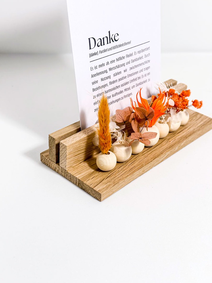 Kartenständer Detailansicht