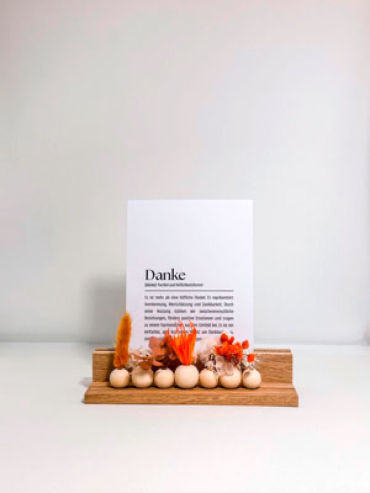 Kartenständer Detailansicht