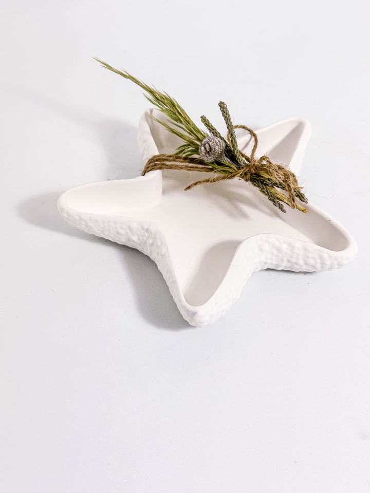 Schmuckschale Seestern Detailansicht