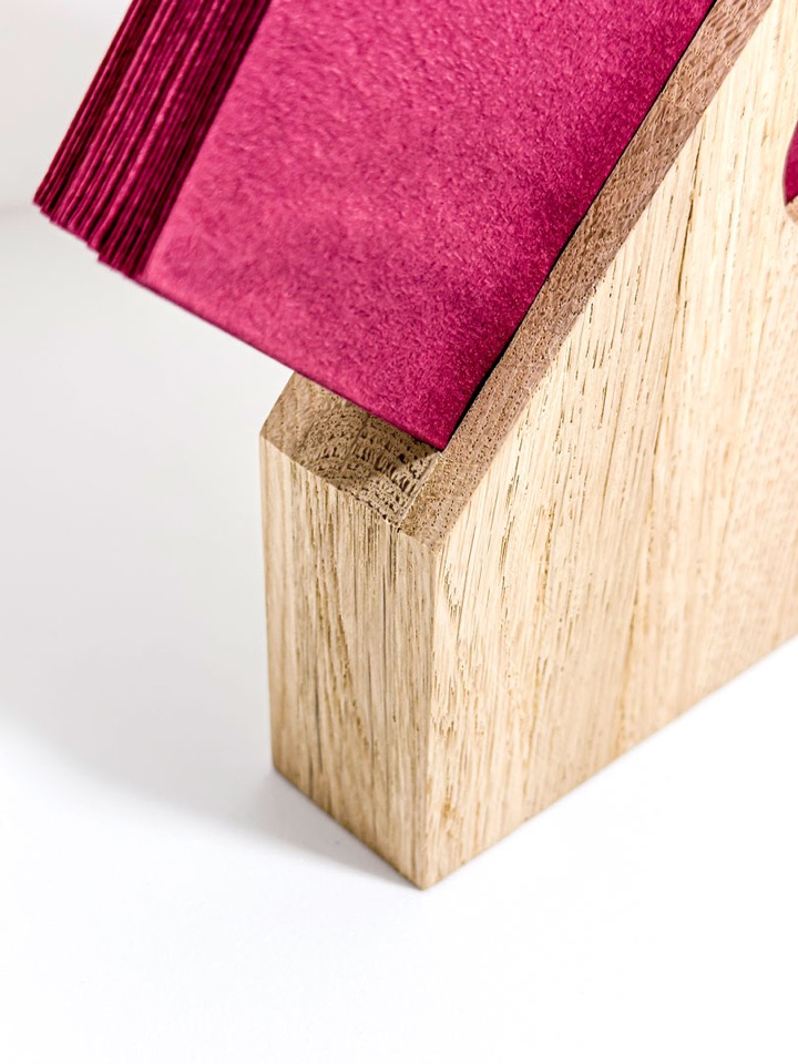 Serviettenhalter Haus Detailansicht