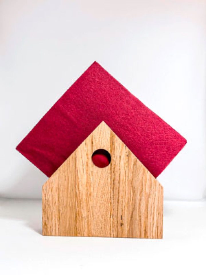 Serviettenhalter Haus Detailansicht